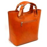Vera Pelle Ročne torbice VP068L Oranžna | Shoptok.si