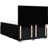  Krevet s oprugama i madracem crni 140x200 cm od tkanine | shoptok.hr