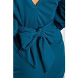 Fenzy Elegantna Mini Obleka Varsavia, Petrol | Shoptok.si