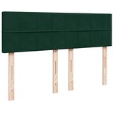 Krevet s oprugama i madracem tamnozeleni 160x200 cm baršunasti | Eponuda.com