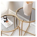 Woody Fashion S406 - Gold GoldFume Coffee Table Set | ePonuda.com