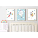Wallity uramljena slika Huhu191, 35x50 cm , 3 dela | ePonuda.com