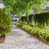 vidaXL Rubnjaci za travnjak 50 kom fleksibilni 10x103 cm čelik COR-TEN | shoptok.hr