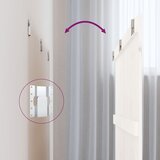  Zidno uzglavlje bijelo 185x3x90 cm od masivne borovine | shoptok.hr