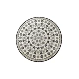 Kupaonski tepih Venecija, 100cm, bež-crna