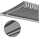 Tenda na ručno uvlačenje antracit i bijela 400 x 350 cm | Eponuda.com