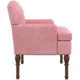  Ljubavni kauč s gumbima Ružičasta 111 x 65 x 79 cm Baršun | Eponuda.com