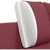 SOFA za dvije osobe Vinska crvena 188 x 81 x 89 cm Tkanina Slike