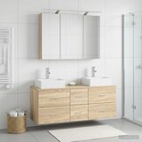  Set namještaja za kupaonicu 4 kom. Hrast sonoma | shoptok.hr