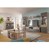 MID.YOU Nizka Omarica Mason, Siva, Barva Hrasta | Shoptok.si