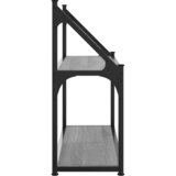  Zidna polica s 2 razine sivog hrasta sonome 60x21x51 cm drvena | Eponuda.ba