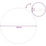  Solarna pokrivača za bazen teške kvalitete Ø 455 cm 200 μm | shoptok.hr