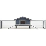  Kavez za zečeve sivi 310x70x87 cm masivna borovina i jelovina | Eponuda.com