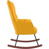  Stolica za ljuljanje boja senfa baršunasta | shoptok.hr