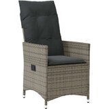  3-dijelni bistro set od poliratana s jastucima sivi | shoptok.hr