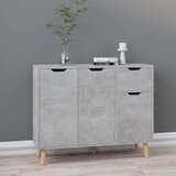 vidaXL Komoda siva boja betona 90 x 30 x 72 cm od iverice | shoptok.hr