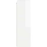 TV zidni ormar Zidne Visoki sjaj bijela 59,5 x 31 x 100 cm | Eponuda.ba