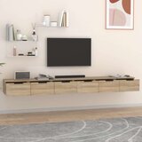  Zidni ormarići 2 kom boja hrasta 102x30x20cm konstruiranog drva | shoptok.hr