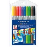 Staedtler Flomasteri Noris Club, obostrani, 10 kom | shoptok.hr