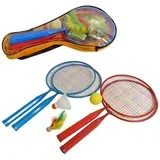 Set za badminton 4 mini reketa i 3 vrsta loptica