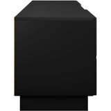  TV stalak 180 x 34 5 x 40 cm Crna Konstruirano drvo - Crna 179.5 x 34.5 x 40 cm | shoptok.hr