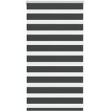  Zavjesa zebra crna 90x100 cm širina tkanine 85,9 cm poliester | Eponuda.ba