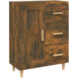  Komoda boja dimljenog hrasta 69,5x34x90 cm konstruirano drvo | shoptok.hr
