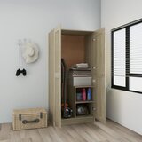 vidaXL Garderobna omara sonoma hrast 82,5x51,5x180 cm iverna plošča Cene