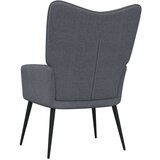  Stolica za opuštanje s osloncem za noge tamnosiva od tkanine | shoptok.hr