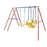ED Velika Dečija Ljuljaška set 3u1 Metalna ljuljaška gondola merdevine 300x200x195 Cene