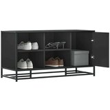 vidaXL klupa za cipele crna 100x40x53,5 cm konstruirano drvo i metal | shoptok.hr