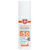 Krema za obraz z visoko zaščito SPF 50, konopljinim oljem, CBD-jem in pantenolom | Shoptok.si