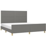  Okvir kreveta bez madraca tamnosivi 180x200 cm od tkanine | shoptok.hr