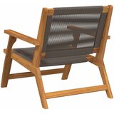  Vrtni namještaj 2 pcs Siva 67 x 78 x 73 cm Čvrsto drvo akacije | shoptok.hr