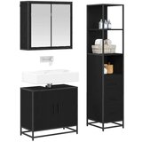 vidaXL set namještaja za kupaonicu 3 pcs crni hrast 65 x 33 x 60 cm | shoptok.hr