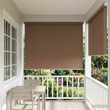  Roleta zaštita od UV zračenja Sivosmeđa 160 x 230 cm Poliester | shoptok.hr