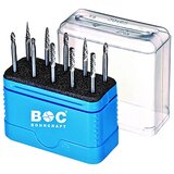 BOHRCRAFT set mini roto glodala sa ukrštenim zubima 10-delni KF10 59001330014 | ePonuda.com