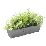 x plastična žardinjera (duljina: 38 cm, srebrne boje) Cijene
