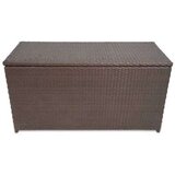 vidaXL Vrtna kutija za pohranu od poliratana smeđa 120 x 50 x 60 cm | shoptok.hr