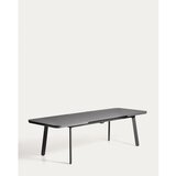 Kave Home Kovinska vrtna miza 100x220 cm Izola – | Shoptok.si