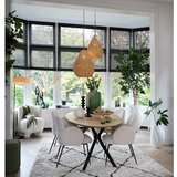 Light & Living Viseča svetilka v naravni barvi z lesenim senčilom ø 31 cm Kabinda – | Shoptok.si