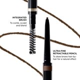 Clarins Wonder Define Eyebrow Pencil olovka za obrve s kistom nijansa 03 warm brown 0.06 g | shoptok.hr