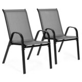 MULTIGARDEN Set od 2 baštenske stolice dark grey SC-092KD D.GRAY | ePonuda.com