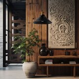Toolight Stropna Privjesak Svjetiljka Porto Crna | shoptok.hr