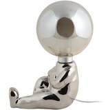 Leitmotiv LED stolna lampa s mogućnosti zatamnjivanja u srebrnoj boji sa staklenim sjenilom (visina 22,5 cm) Joey – | shoptok.hr