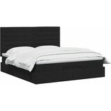  Podesivi krevet s madracem Crna 140 x 200 cm Tkanina | shoptok.hr