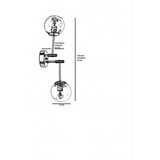 Opviq 846STL2945 Zidna lampa. Crna. | Eponuda.ba