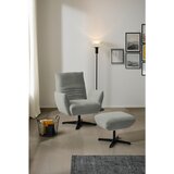 Dieter Knoll FOTELJ, svetlo siva tekstil | Shoptok.si