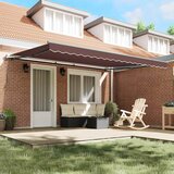 Tenda na automatsko uvlačenje smeđa 450 x 300 cm | shoptok.hr
