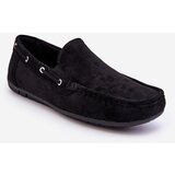 Boto Men's Suede Slip-On Moccasins Black Rayan | shoptok.hr